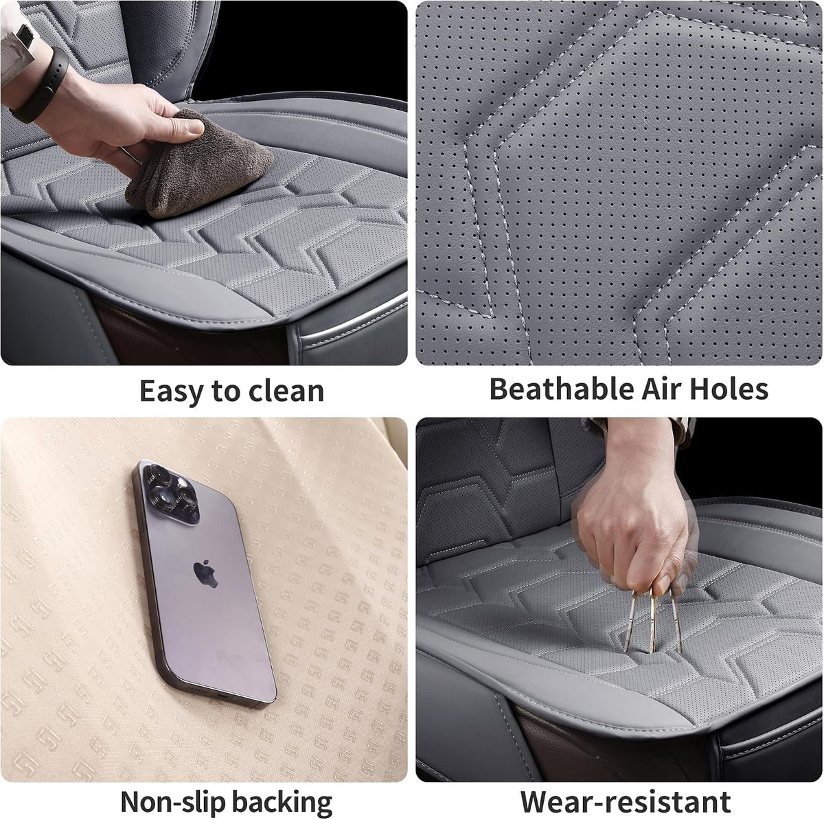 Leather Car Seat Covers Front Automotive Seat Protectors