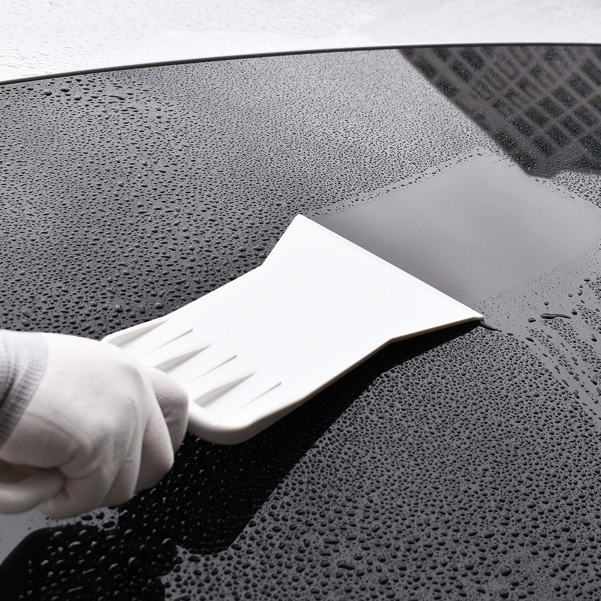 Window Tint Tools Bulldozer Squeegee Window Tint Squeegee Long Handle Reach 6" Inch Rubber Squeegee for Auto Window Tinting Car Glass Film Installation Vehicle Windshield Cleaning Water Remover