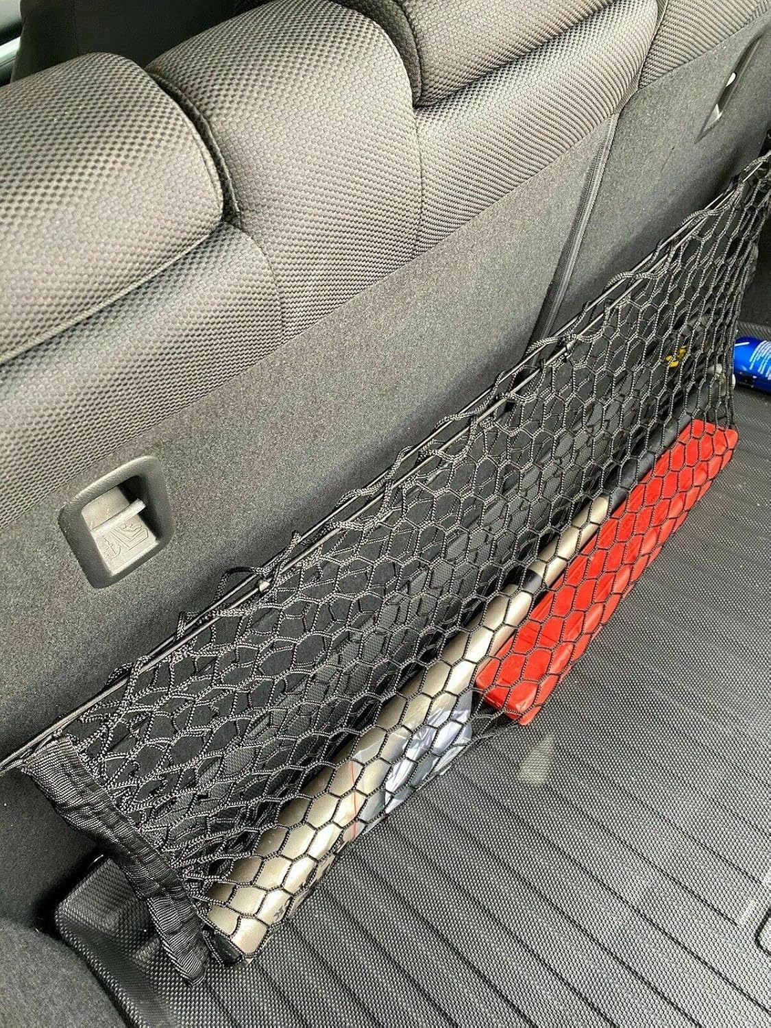 Trunk Rear Seats Organizer Cargo Net for Honda FIT 2006-2021 - Envelope Style Cargo Net for Hatchback - Premium Mesh Car Trunk Organizer Vehicle Carrier Storage–Compatible with FIT