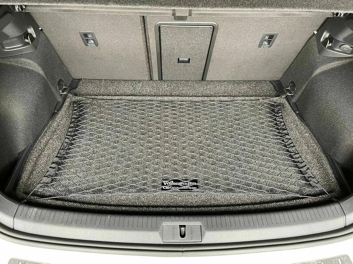 Trunk Organizer Cargo Net for VW Volkswagen Golf GTI 2006-2026 – Floor Style Cargo Net for Hatchback–Premium Mesh Car Trunk Organizer Vehicle Carrier Storag–Compatible with VW Golf GTI
