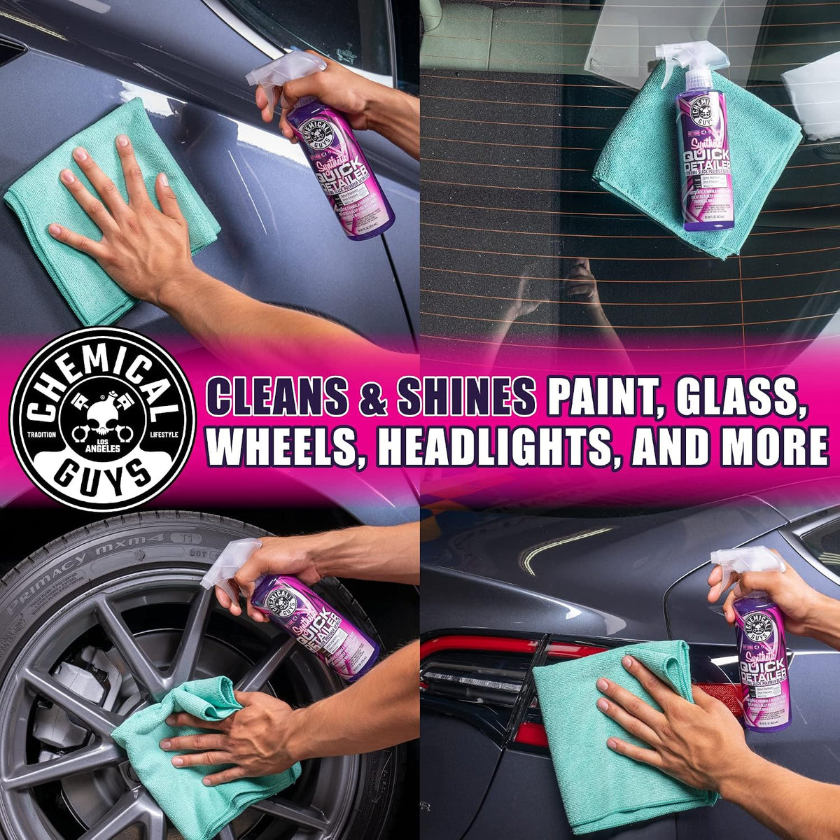 Chemical Guys, Synthetic Quick Detailer Spray, High Gloss & Slick, 16 oz