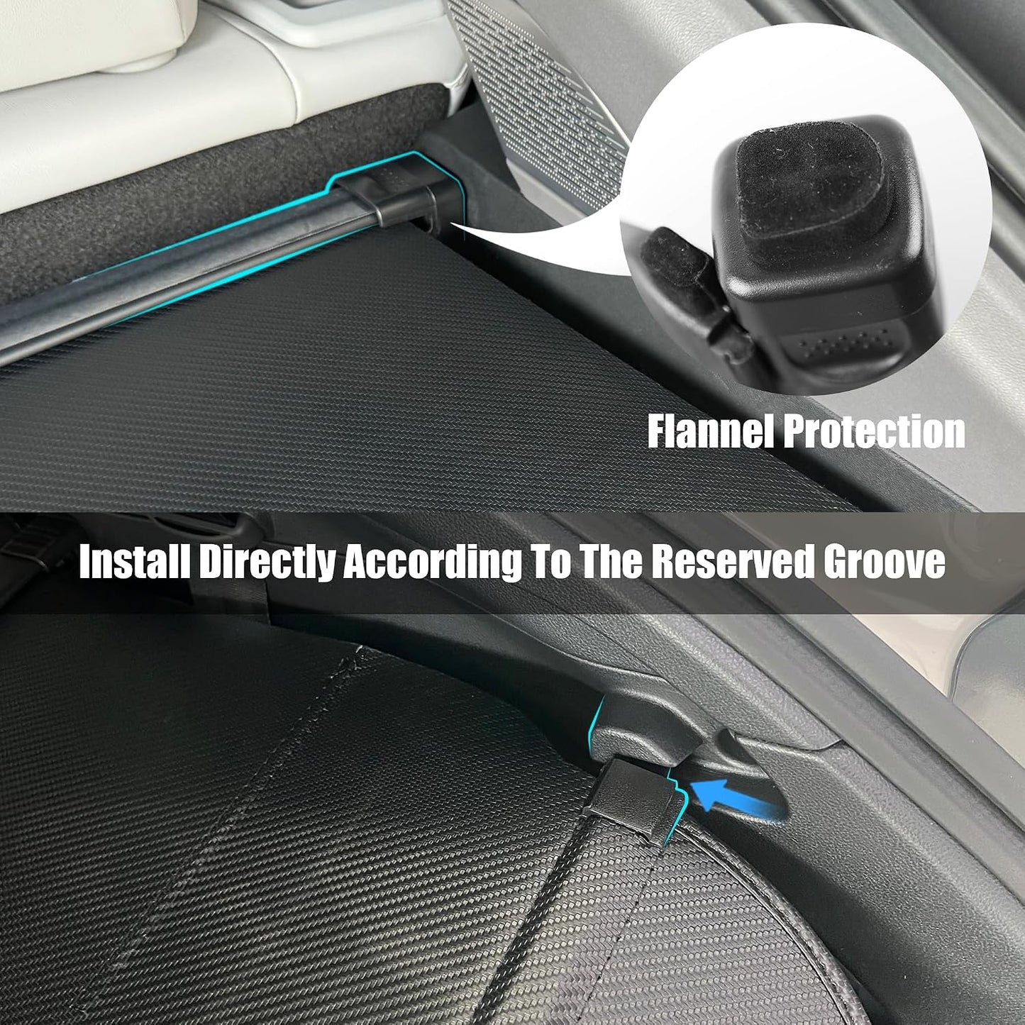 Retractable Cargo Cover for 2026 2025 2024 Subaru Crosstrek, Rear Trunk Cover Compatible with Subaru Crosstrek 2024-2026 Security Shielding Shade No Gap Car Accessory Black, Carbon Fiber