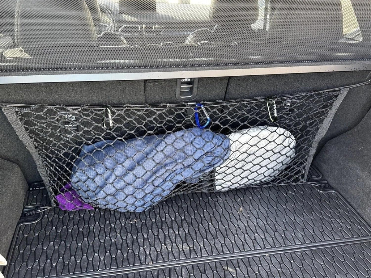 Rear Trunk Seats Organizer Cargo Net for Mazda CX-5 2013–2026 – Envelope Style Cargo Net for SUV – Premium Mesh Car Trunk Organizer Vehicle Carrier Storage – Compatible with Mazda CX-5