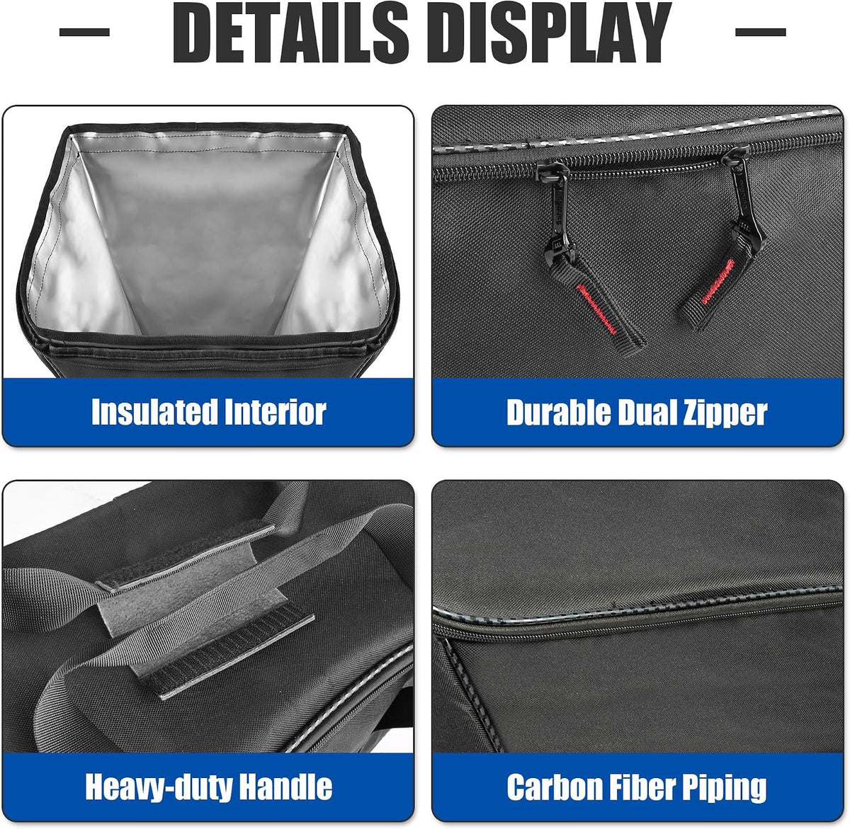 2pcs Front Trunk Bag Frunk Organizer Removable Luggage Bags Waterproof Trunk Cargo Bag Motorcycle Accessories Fit for Can Am Spyder RT 2020-2025