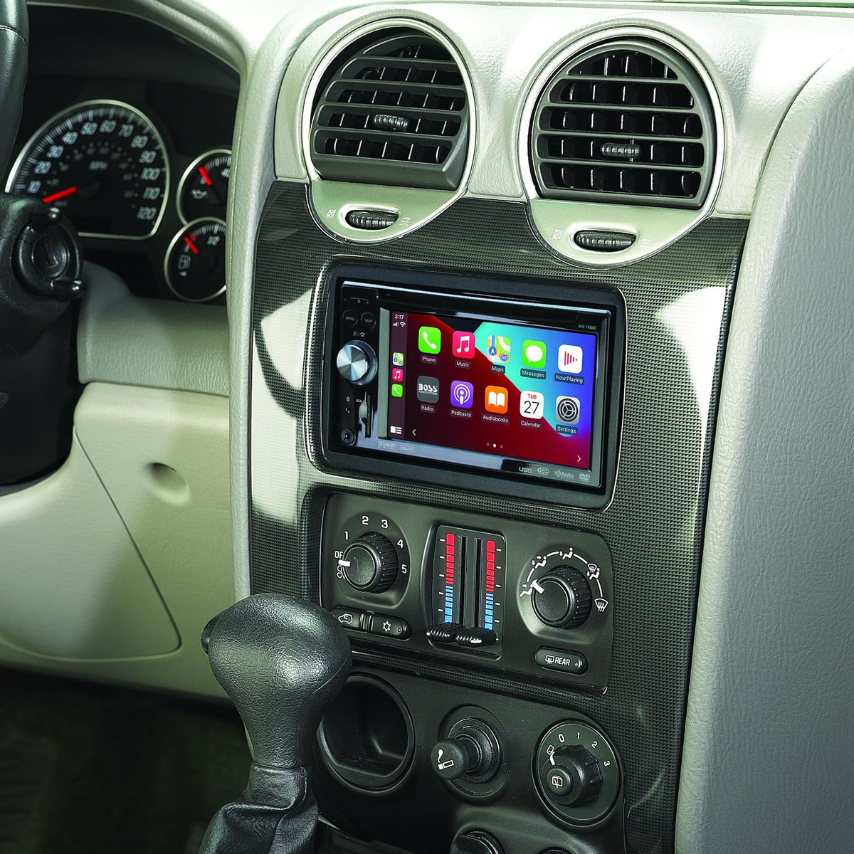 Scosche ICGM8BN Double DIN Radio Installation Dash Kit Compatible with Select 2000-2012 General Motors Vehicles - Complete Basic Aftermarket Car Stereo Install Kit- See Fit Guide Image for Vehicles