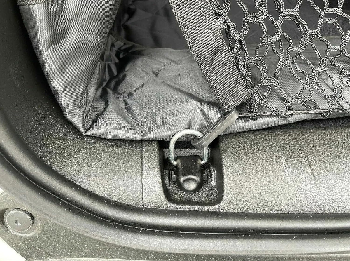 Rear Trunk Organizer Cargo Net for Jeep Compass Patriot Renegade 2007-2025 – Envelope Style Black Cargo Net for SUV – Premium Mesh Car Trunk Organizer Vehicle Carrier Storage