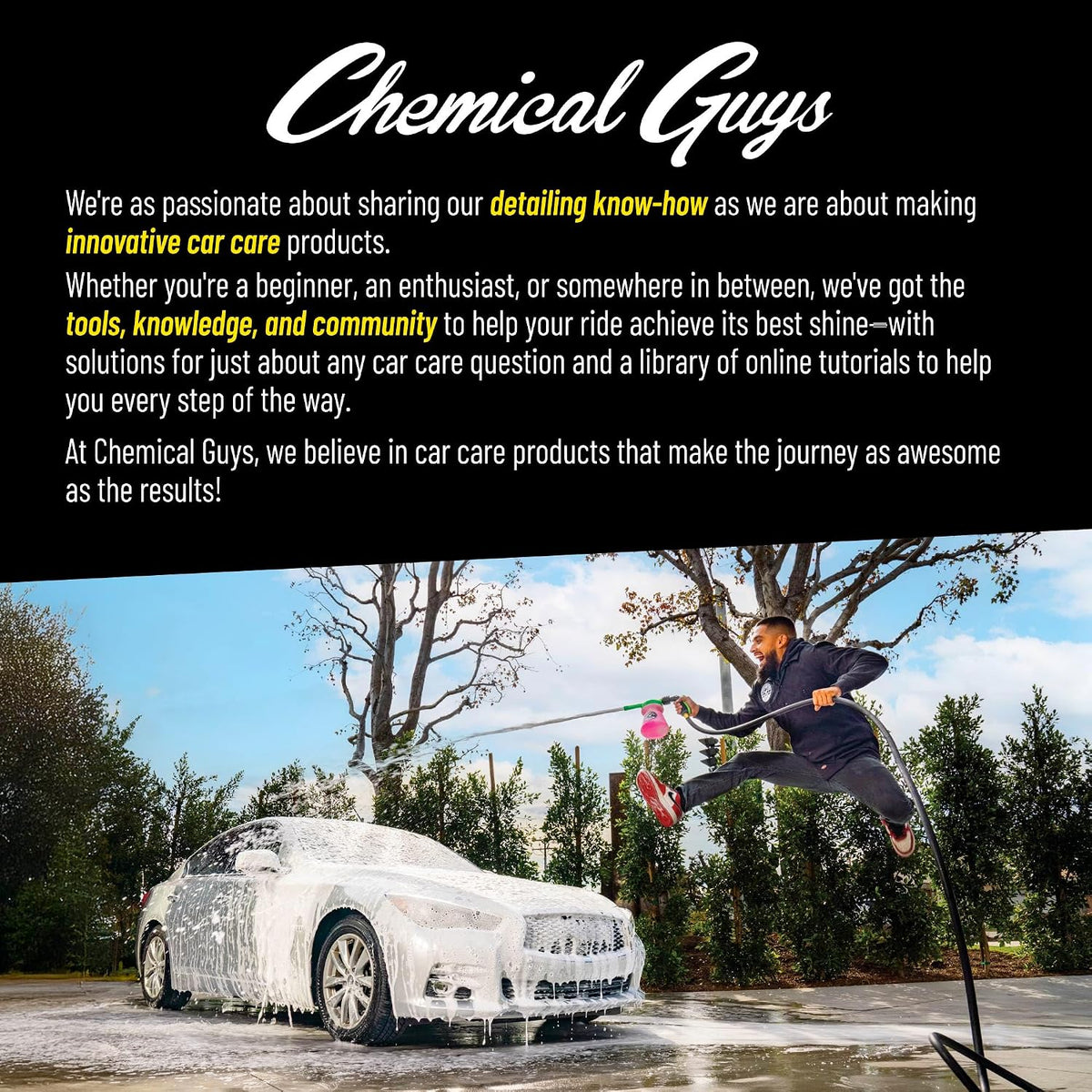 Chemical Guys HOL401 Eco Friendly Drought Buster Waterless Car Wash & Wax Kit, 8 Items