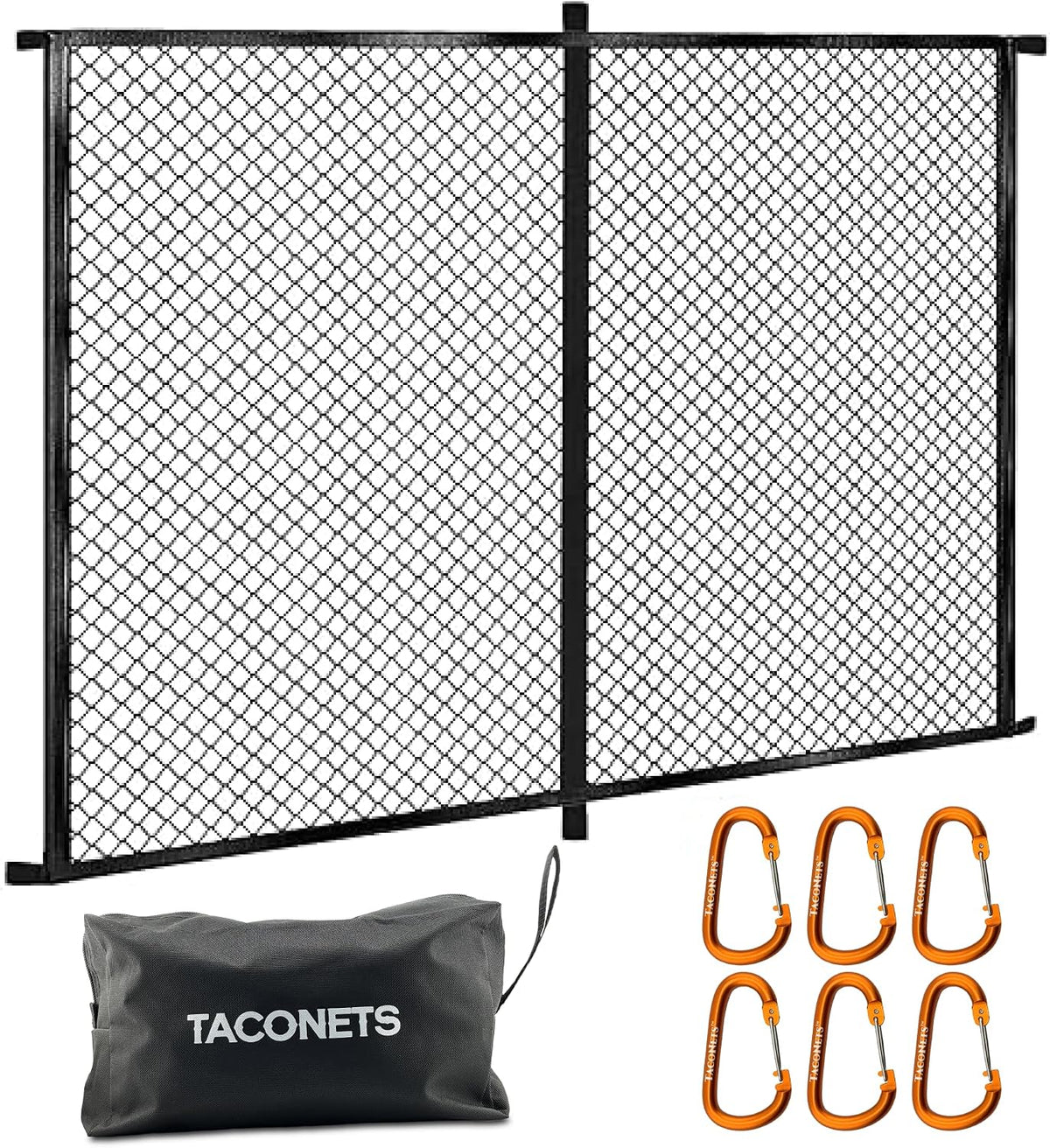 Upgraded Highly Elastic Truck Bed Cargo Net Organizer, 4'x4', USA