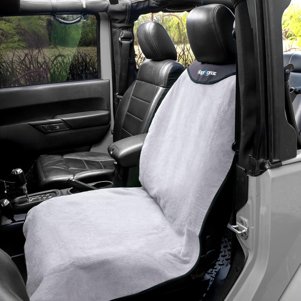 HAPPEGEAR Happeseat Waterproof Car Seat Cover & Protector, Silver