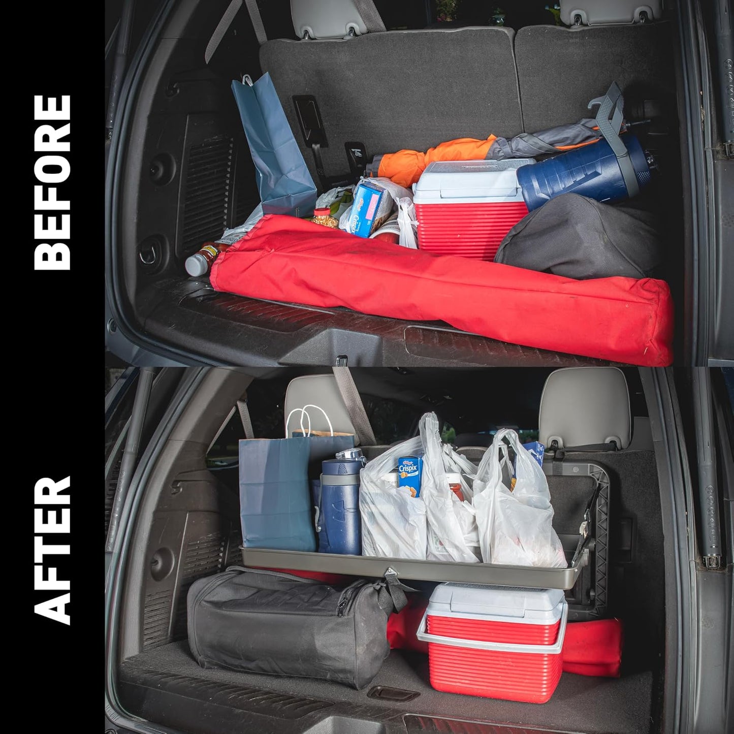 CURT 18425 Pakka Cargo Caddie Seat Back Organizer Tray, 34" x 14"