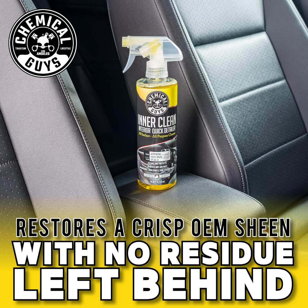 Chemical Guys, InnerClean Interior Quick Detailer & Protectant Spray, 16 oz