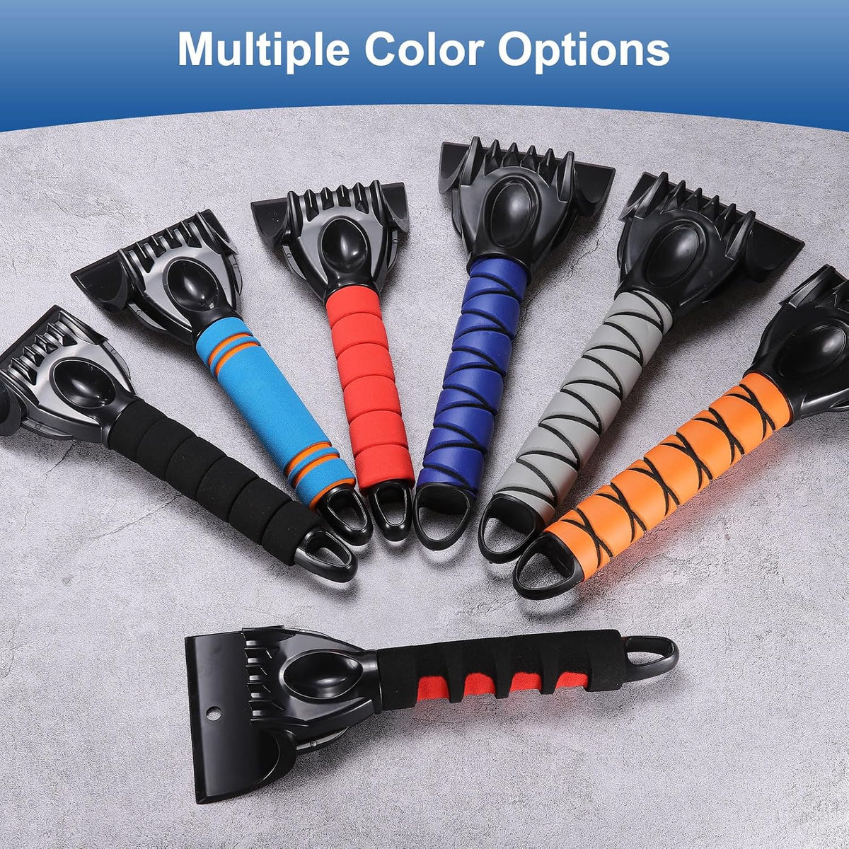 HARFINGTON Ice Scrapers for Car Windshield 10"x4" Window Frost Removal Tool
