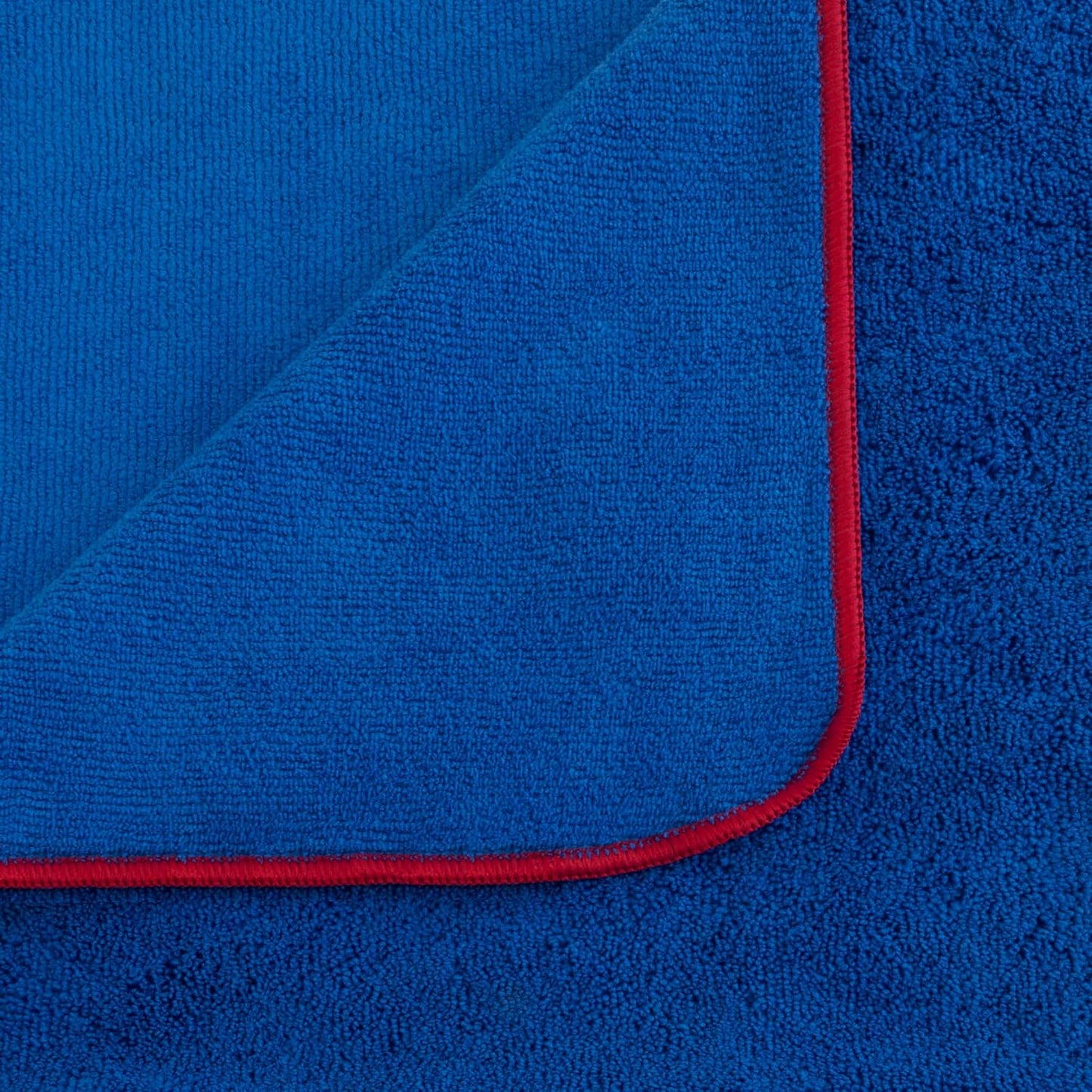 Detailer's Preference Dual Pile 400 GSM Microfiber Towels with Red Trim, All-Purpose Terry Weave Cleaning Cloths for Auto, Home, Boat, Scratch-Free & Reusable, 16x24 Inches, 12-Pack