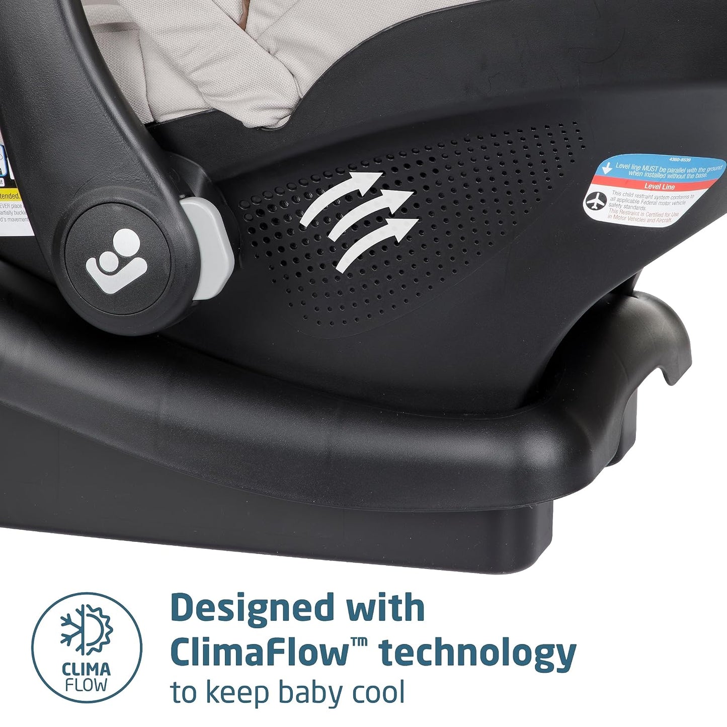 Maxi-Cosi Zelia™² Luxe 5-in-1 Modular Travel System, New Hope Tan & Mico 30 Stand-Alone Additional Infant Car Seat Base, Black, One Size