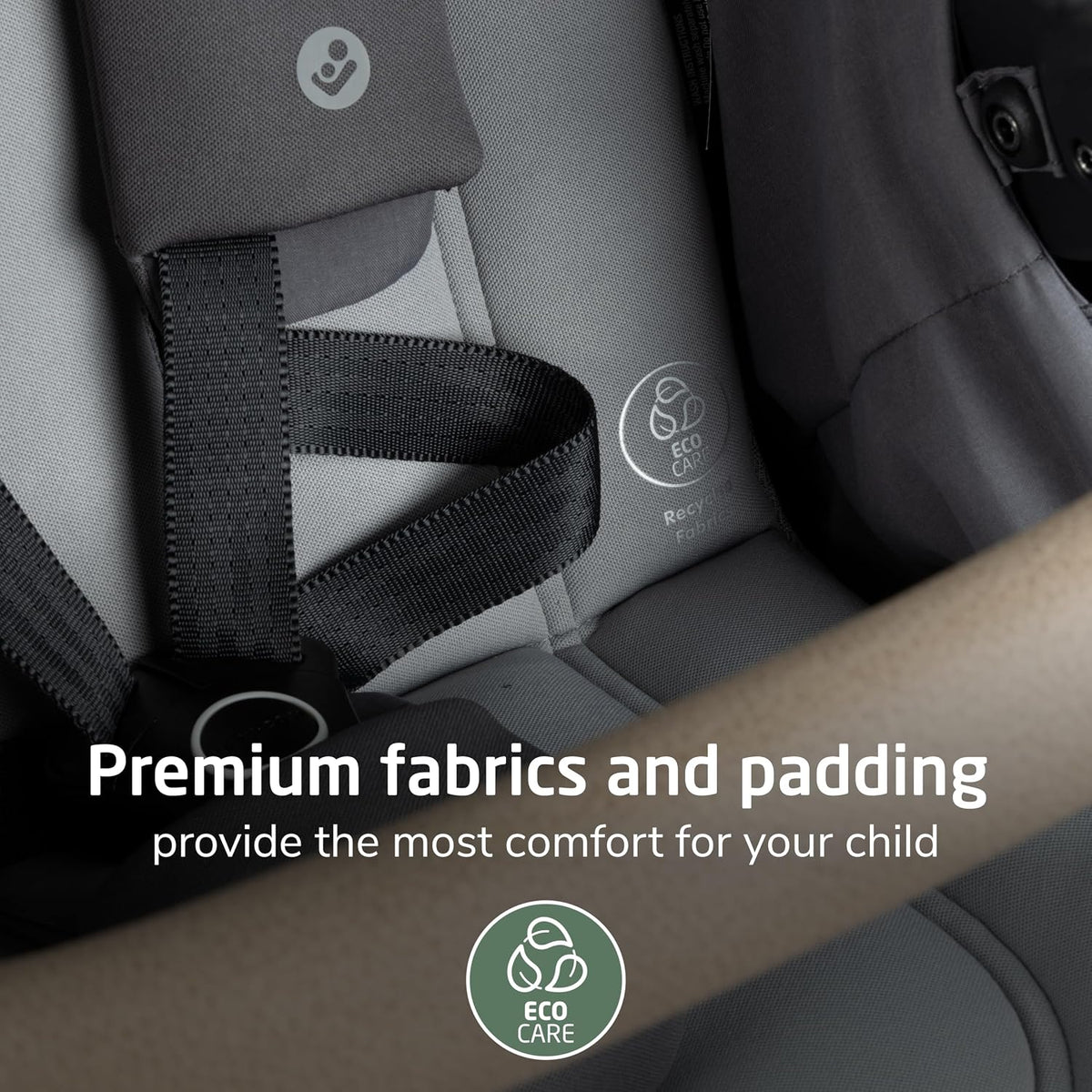 Maxi-Cosi Zelia Pro 5-in-1 Travel System with Mico Pro Infant Car Seat and Baby Stroller Combo, Reversible Seat, Large Wheels, Adjustable Handle, Newborn to Toddler, Lightweight, Sea Salt