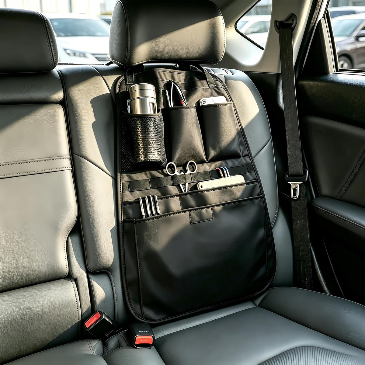Car Seat Back Organizer with Multiple Pockets