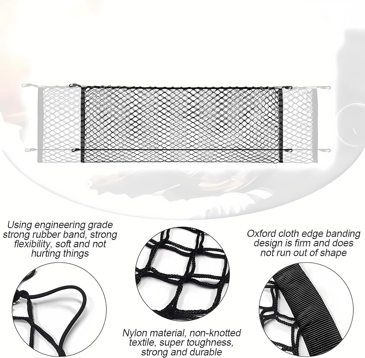 Cargo Net Compatible with 2010 to 2026 Toyota 4runner 3row only PT347-89100