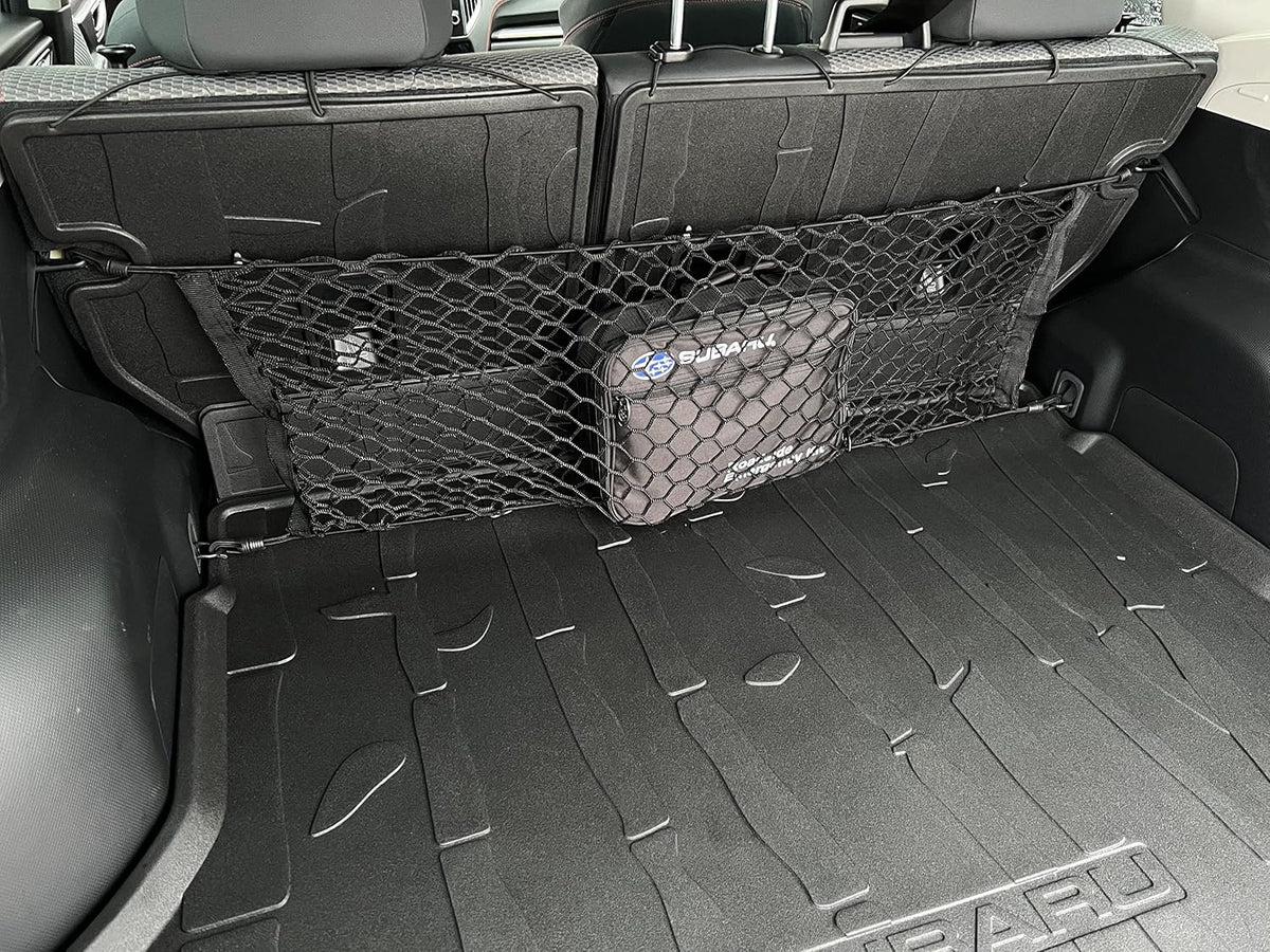 Trunk Envelope Style Mesh Cargo Net for Subaru Forester (SK) 2019-2026 - Premium Trunk Organizer and Storage - Luggage Net for SUV - Best Car Organizer for Subaru Forester