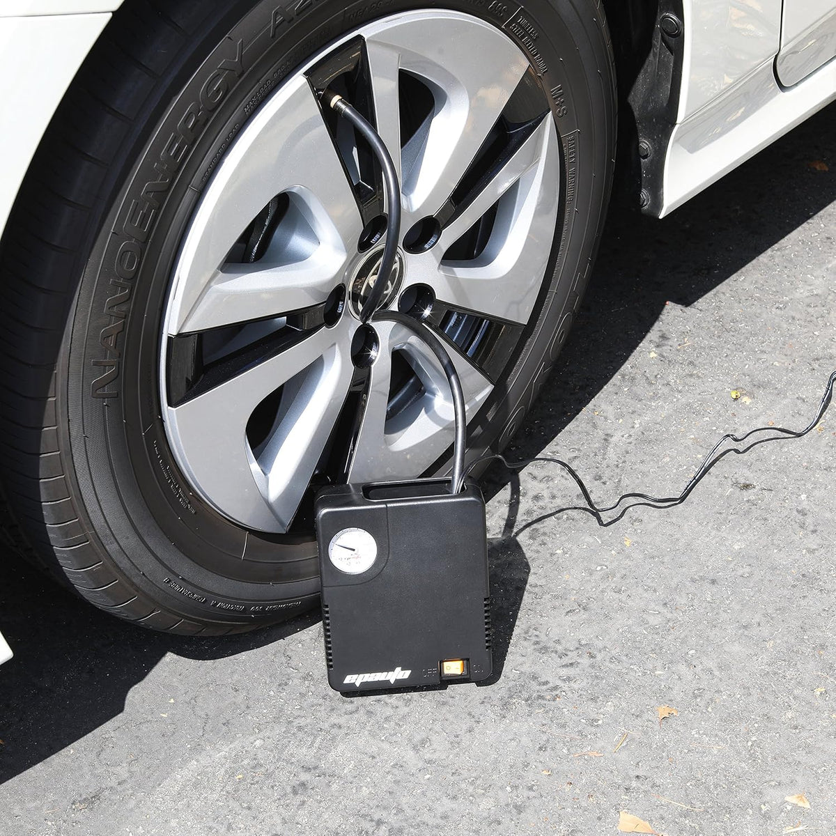 EPAuto 12V DC Auto Portable Air Compressor Pump/Tire Inflator