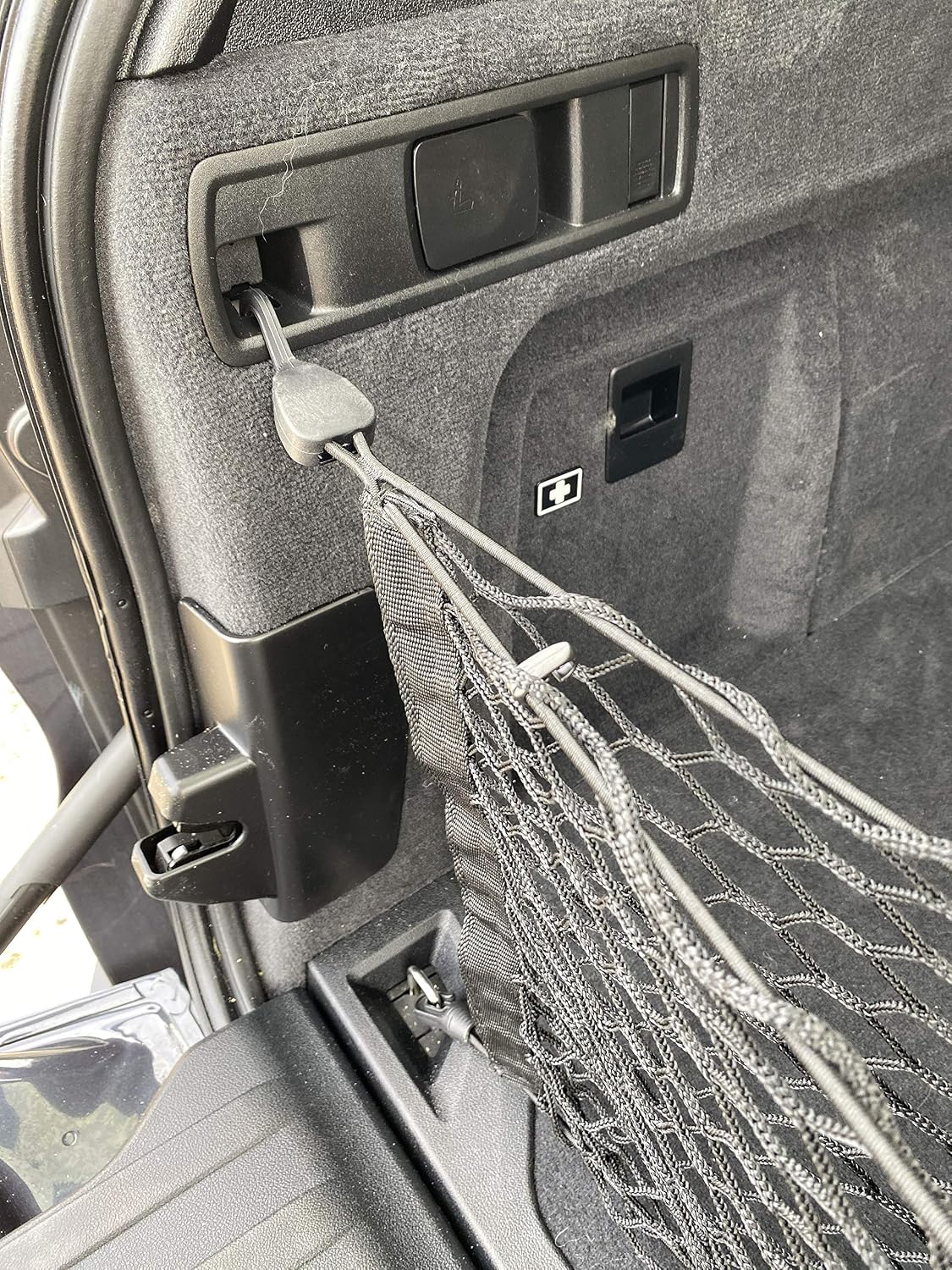 Envelope Style Automotive Elastic Trunk Mesh Cargo Net for BMW X5 Accessories 2020-2025, 2026 - Premium Trunk Organizer and Storage - Luggage Net for SUV - Best Car Organizer for BMW X5